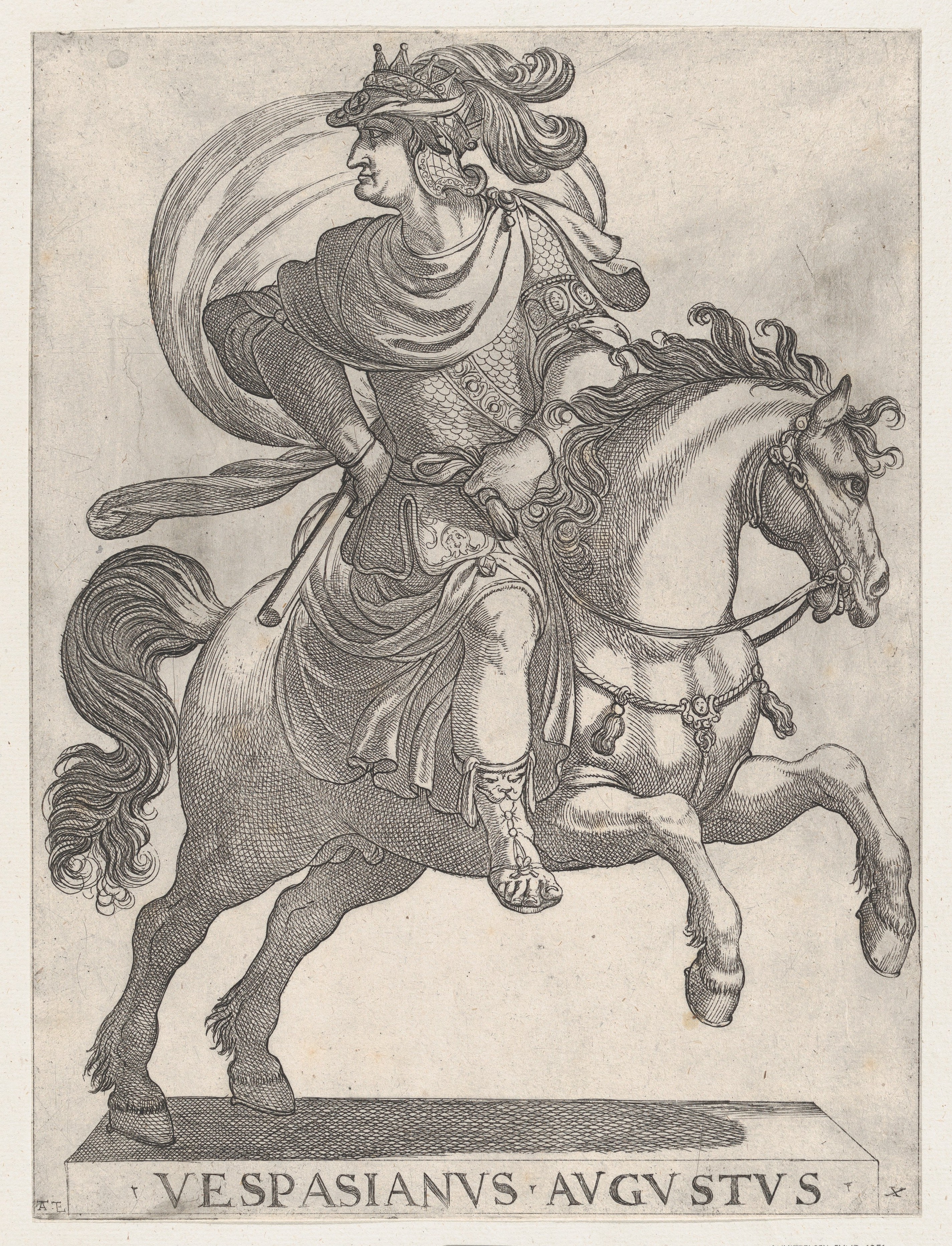 Equestrian Portrait of Vespasian Augustus