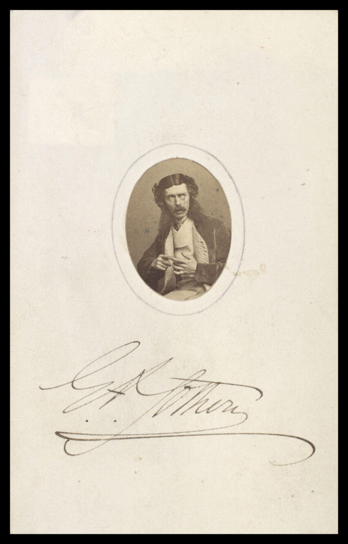 Signed 19th Century Portrait of a Man