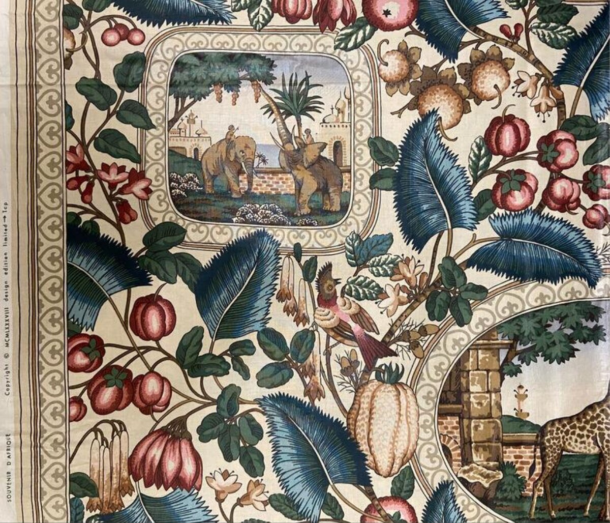 Vintage African Pattern Textile
