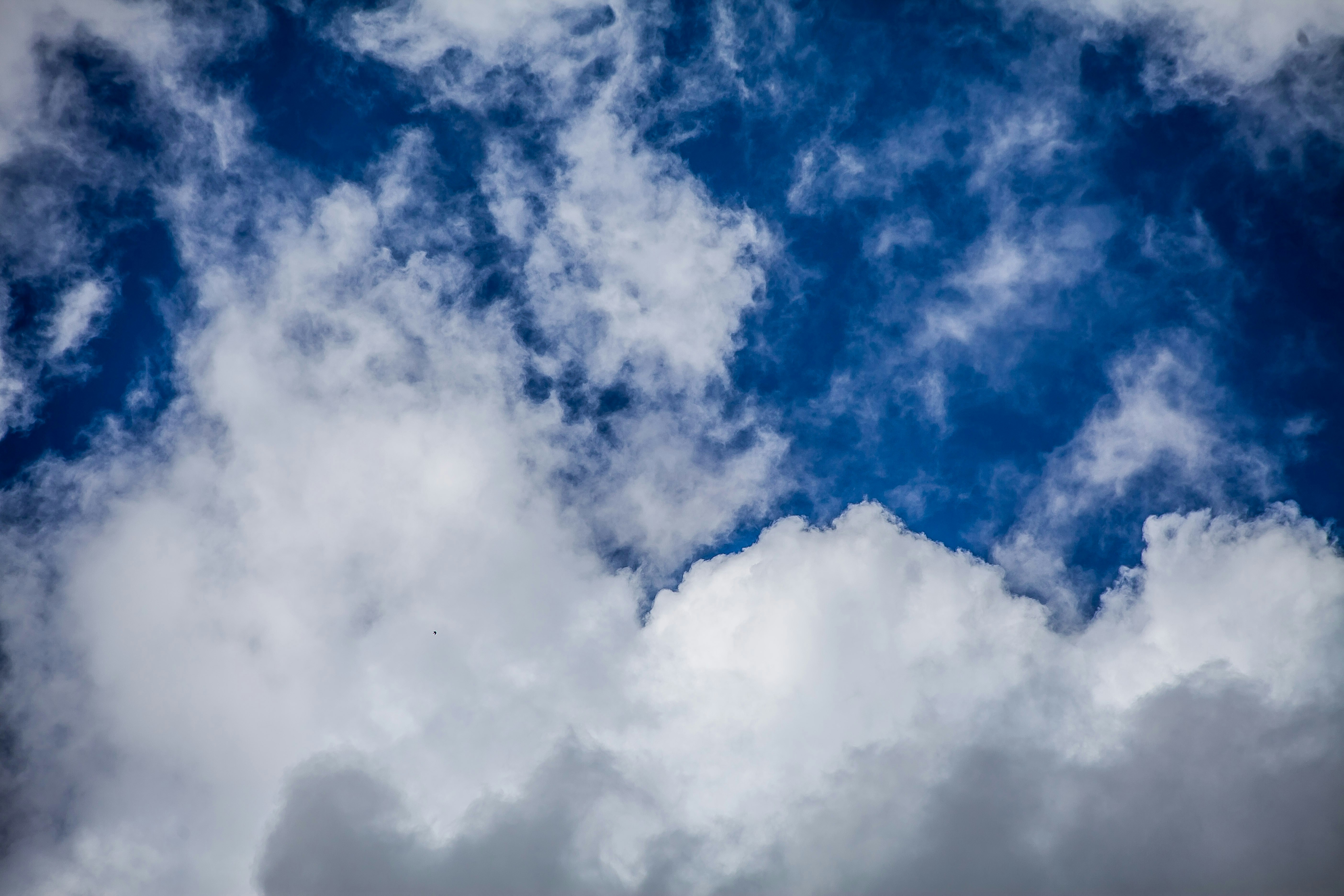 White Clouds in Blue Sky