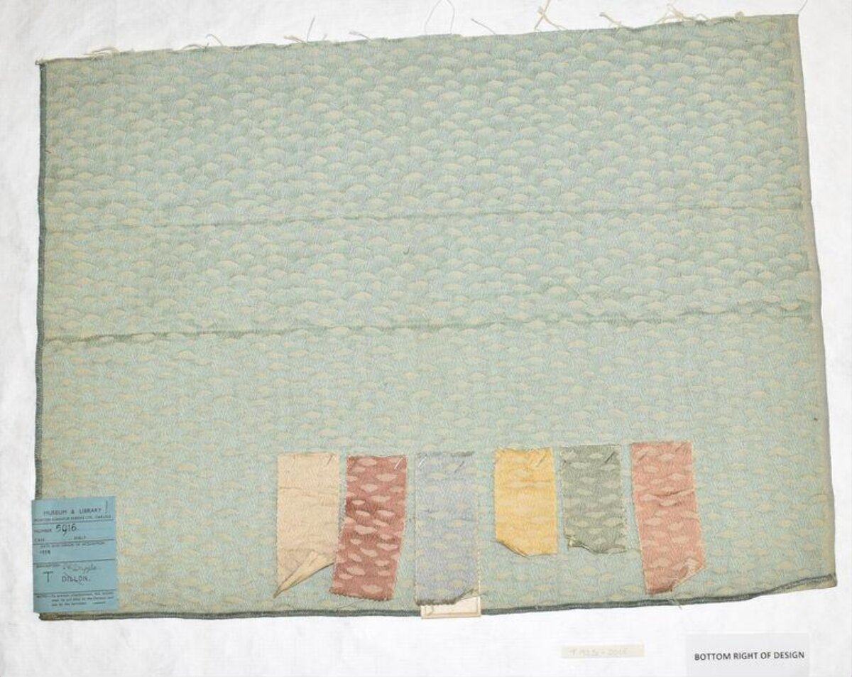 Vintage Textile Color Sample Board