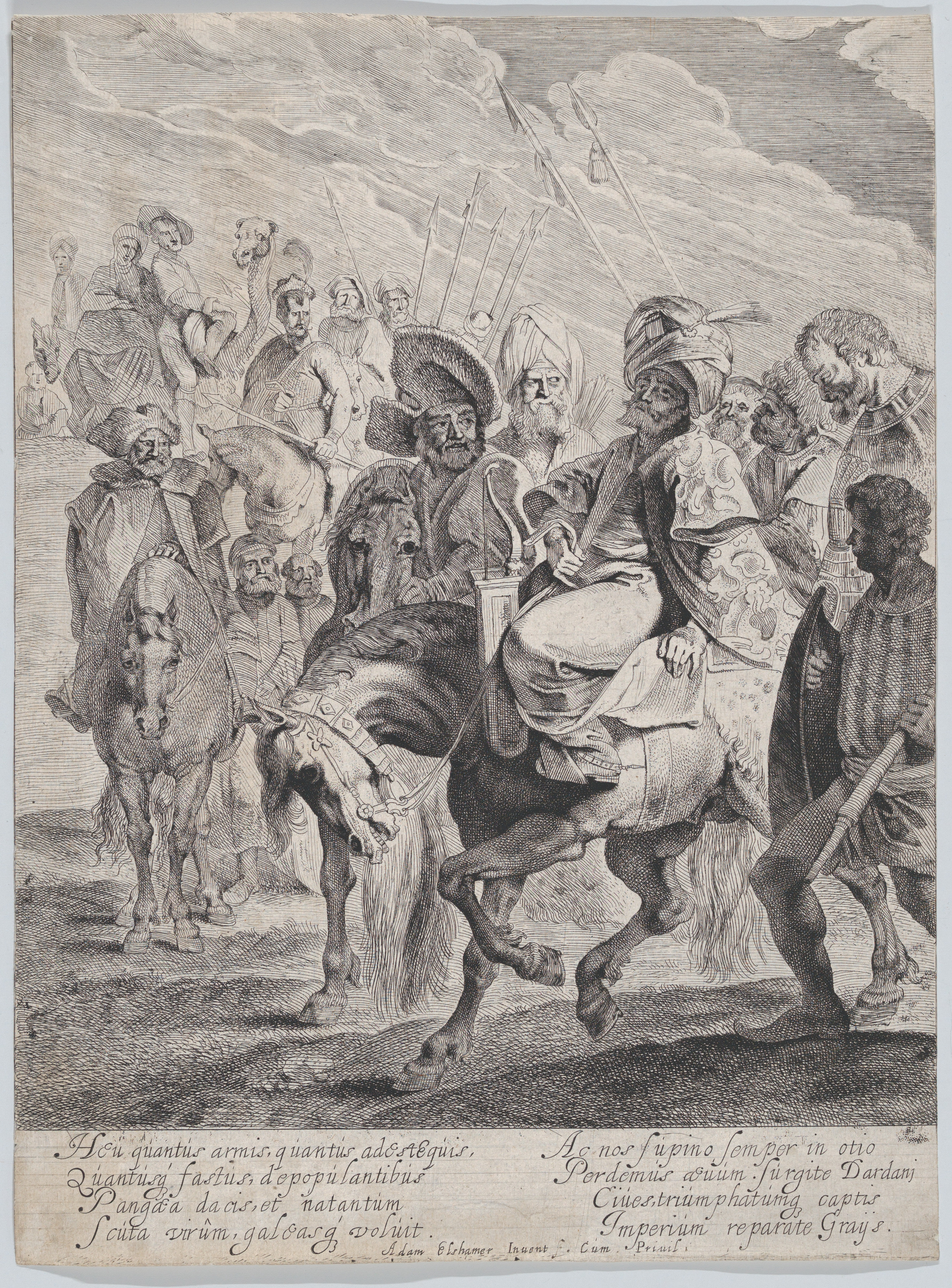 Horseback Procession of Eastern Leaders
