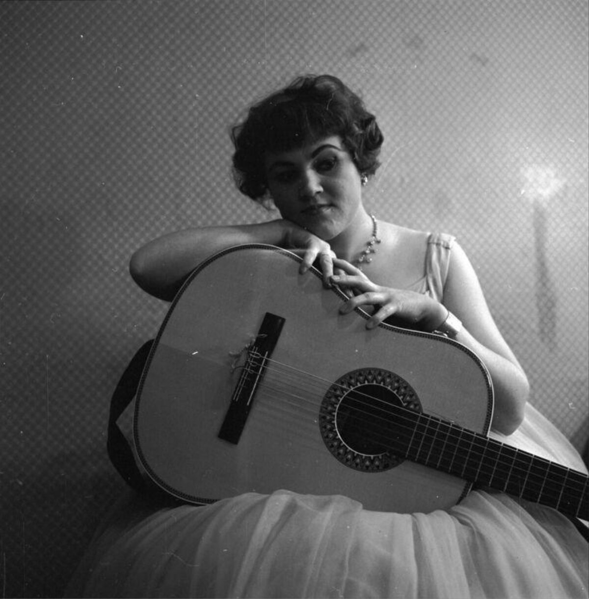 Woman With Classical Guitar