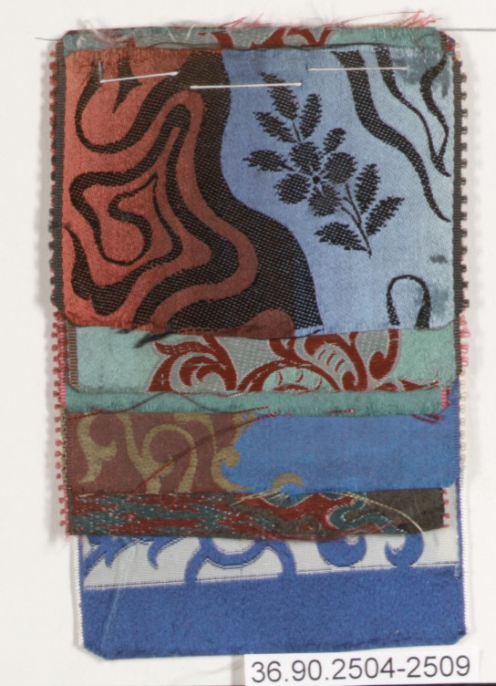 Stacked Vintage Fabric Swatches