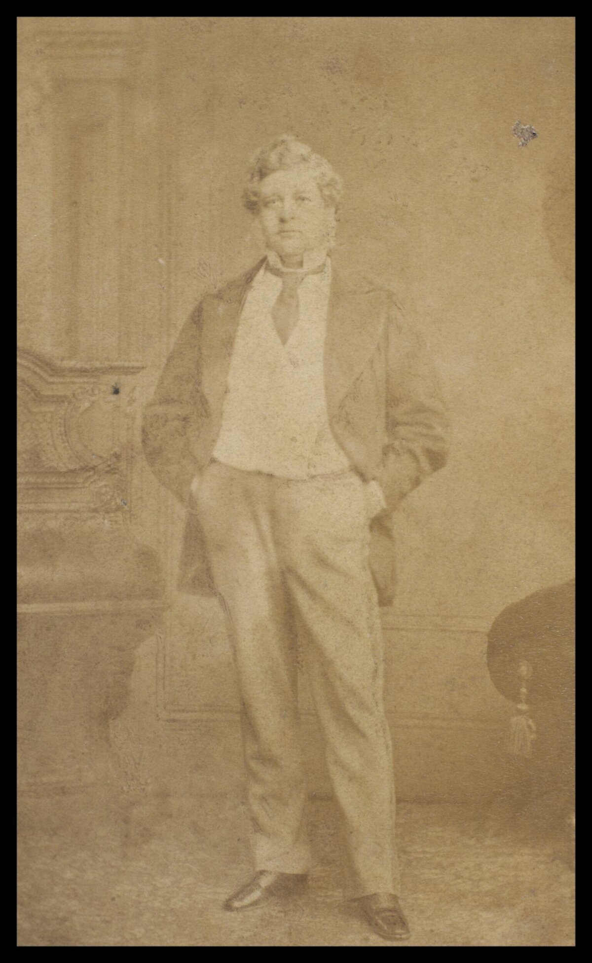 Vintage Full-Length Portrait of a Gentleman