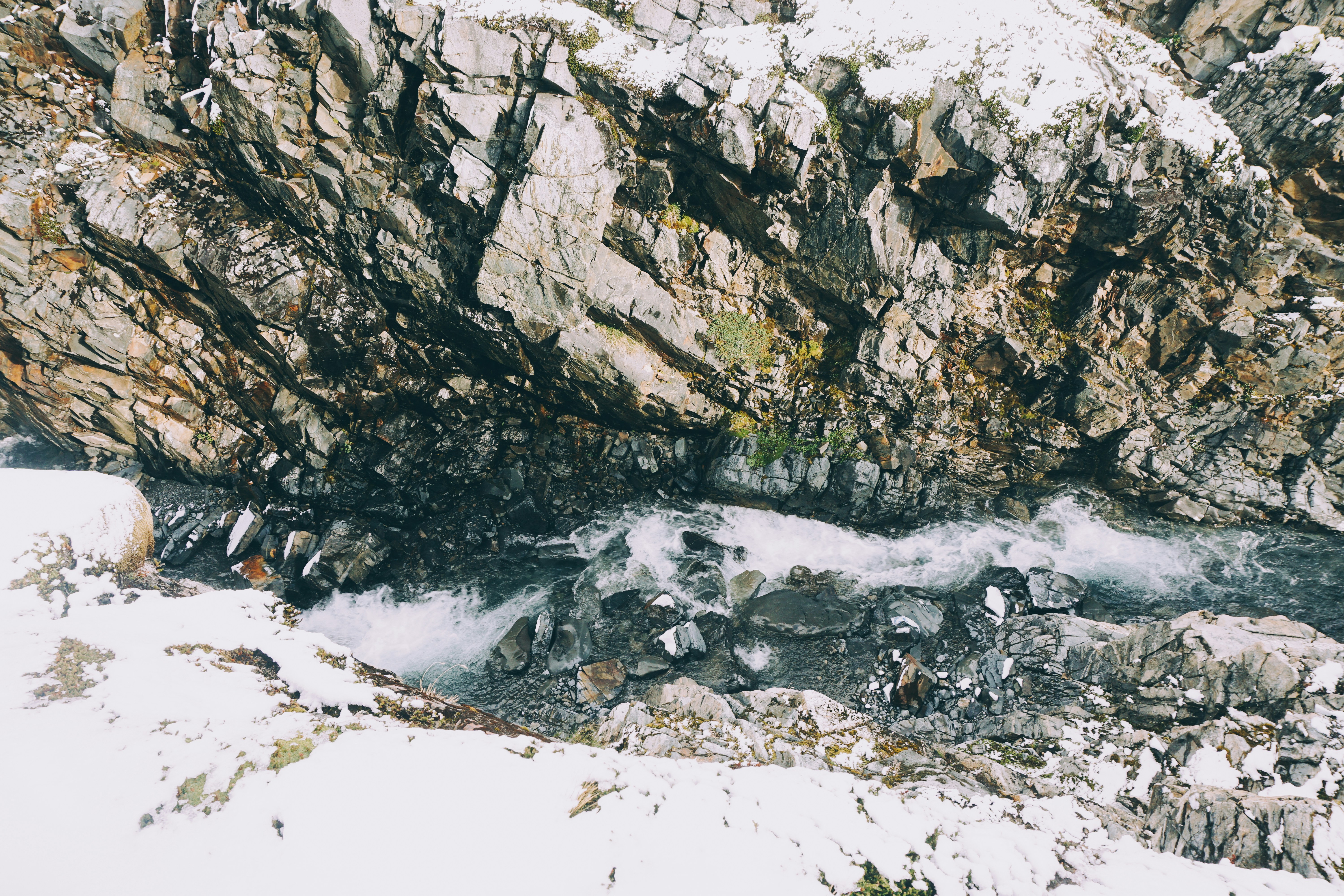 Snowy Mountain Stream