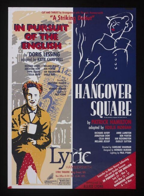 Lyric Hammersmith Double Bill Theatre Poster