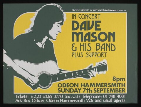 Dave Mason Concert Poster
