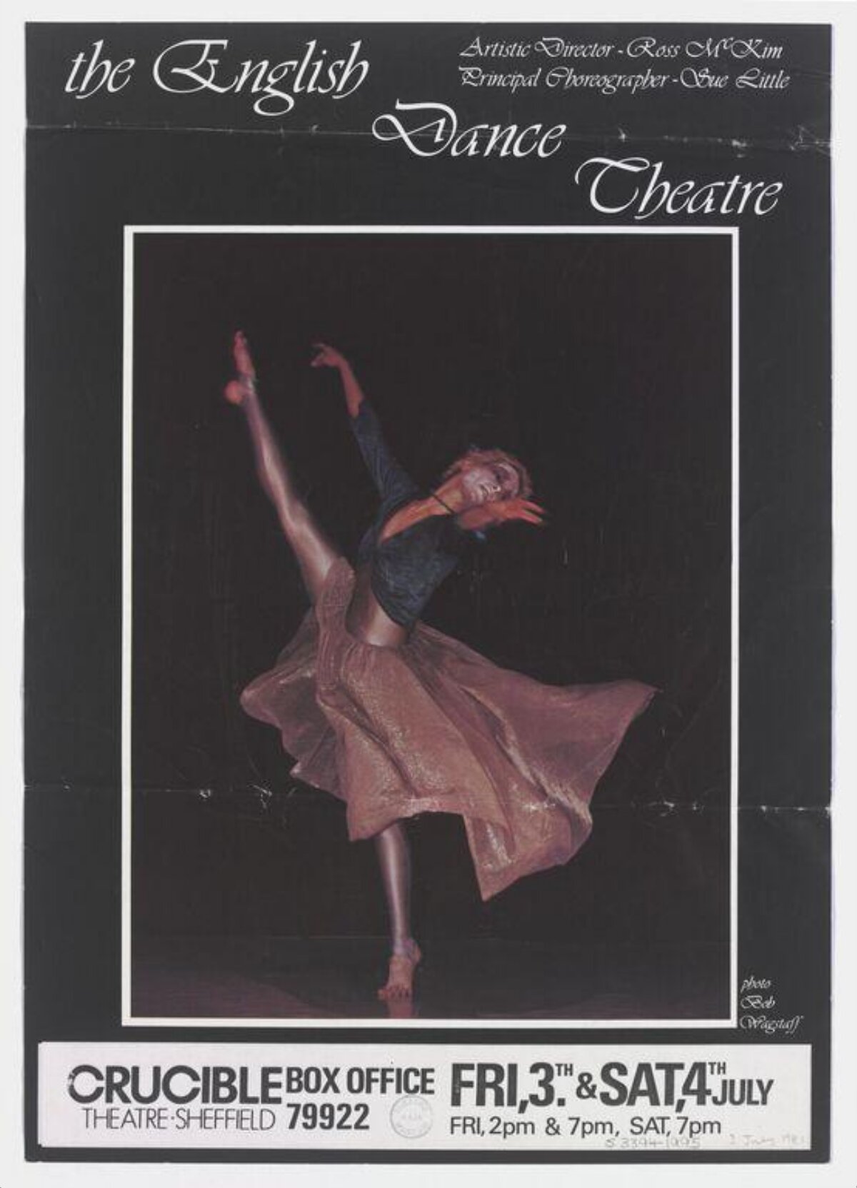 English Dance Theatre Performance Poster