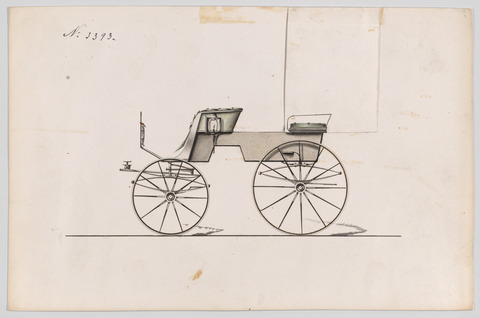 Antique Carriage Design Drawing
