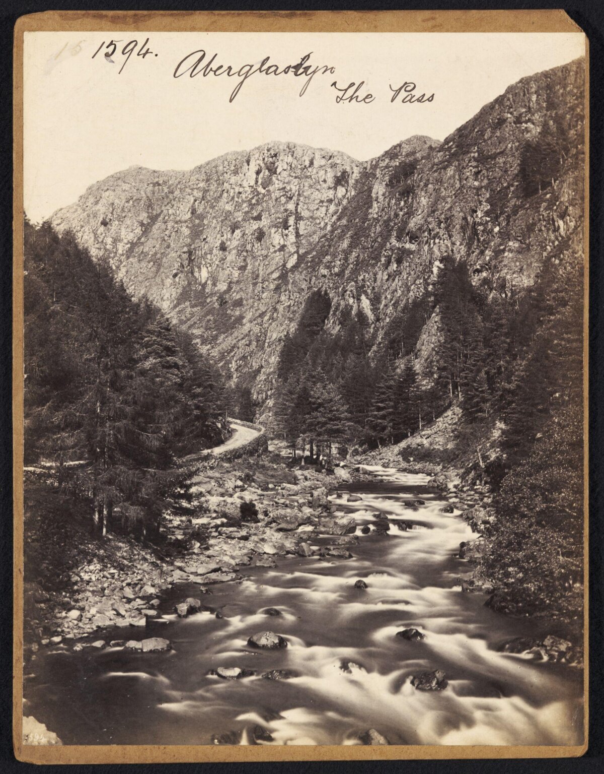 Aberglaslyn Pass Vintage Landscape