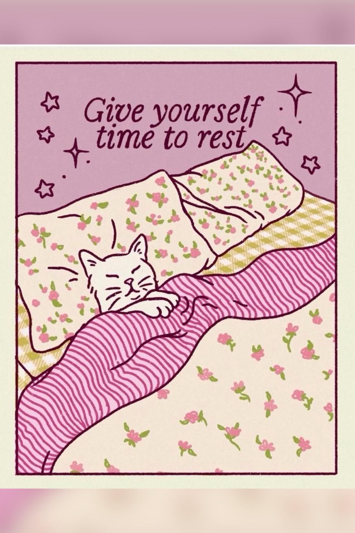 Sleeping Cat Rest Reminder
