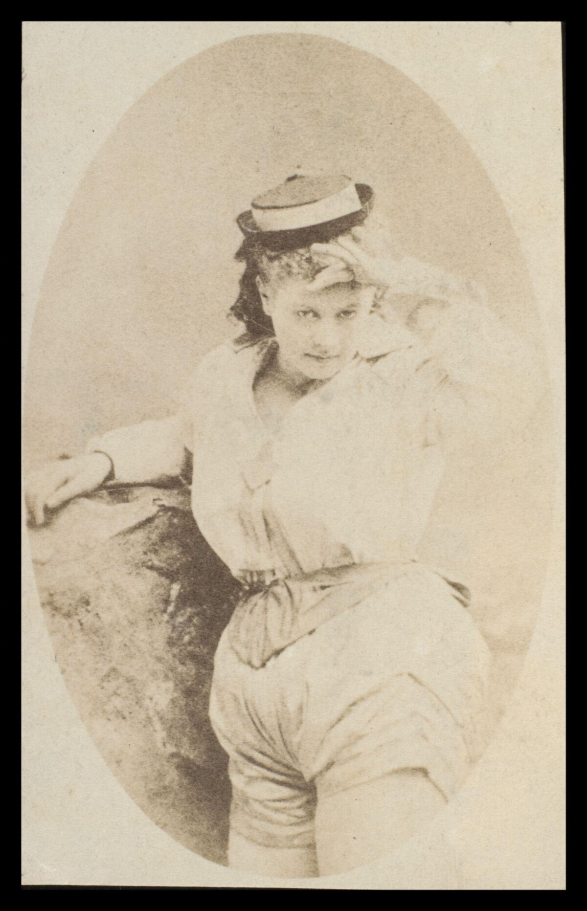 Vintage Portrait of a Posed Woman