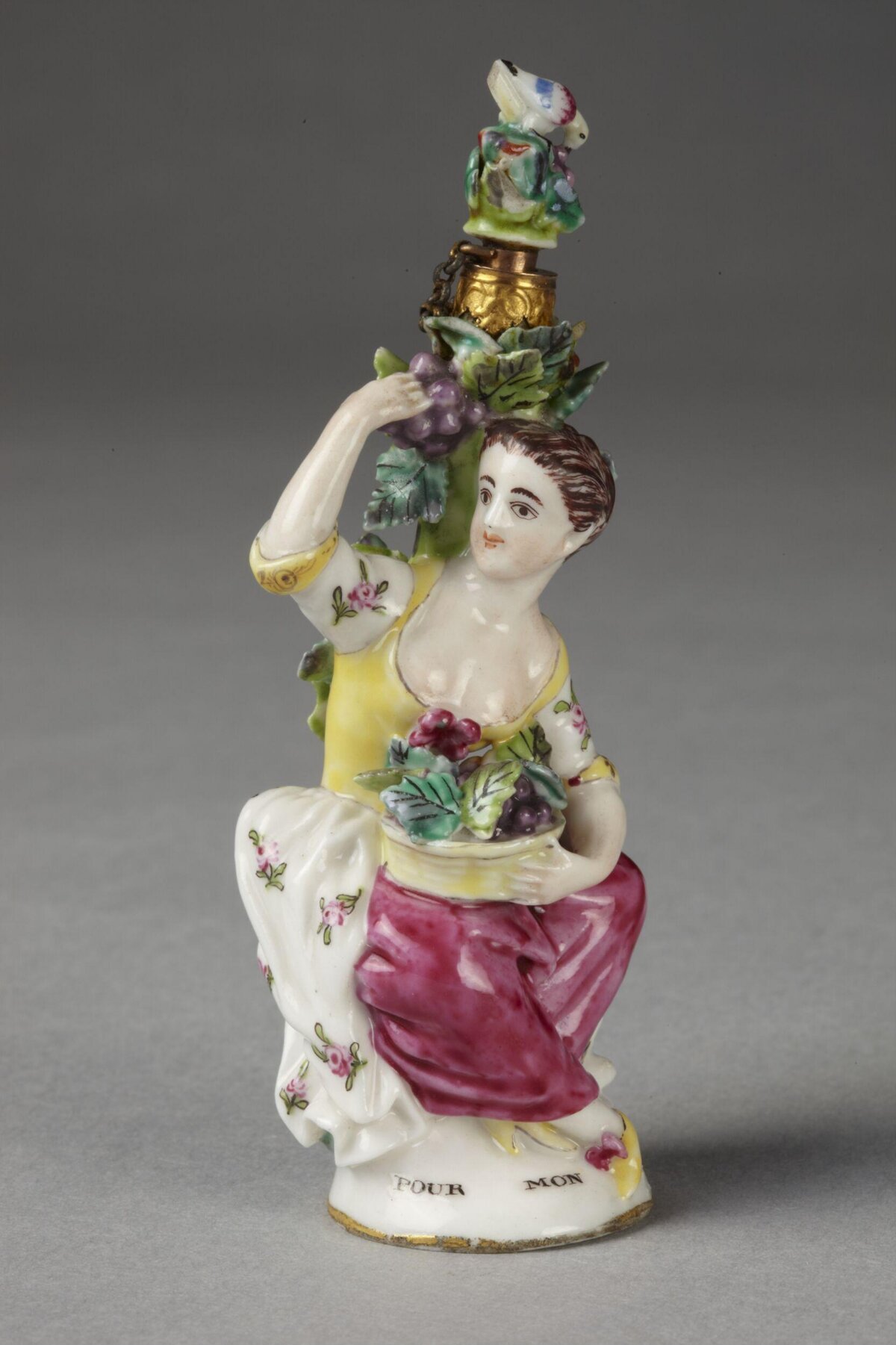 Figural Porcelain Scent Bottle
