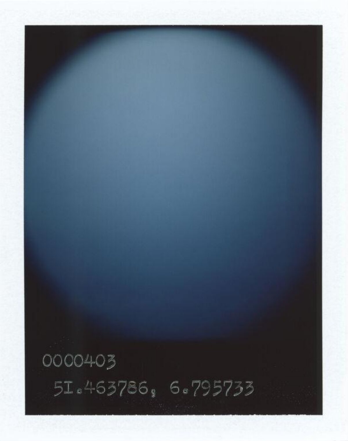 Astronomical Observation Photographic Record