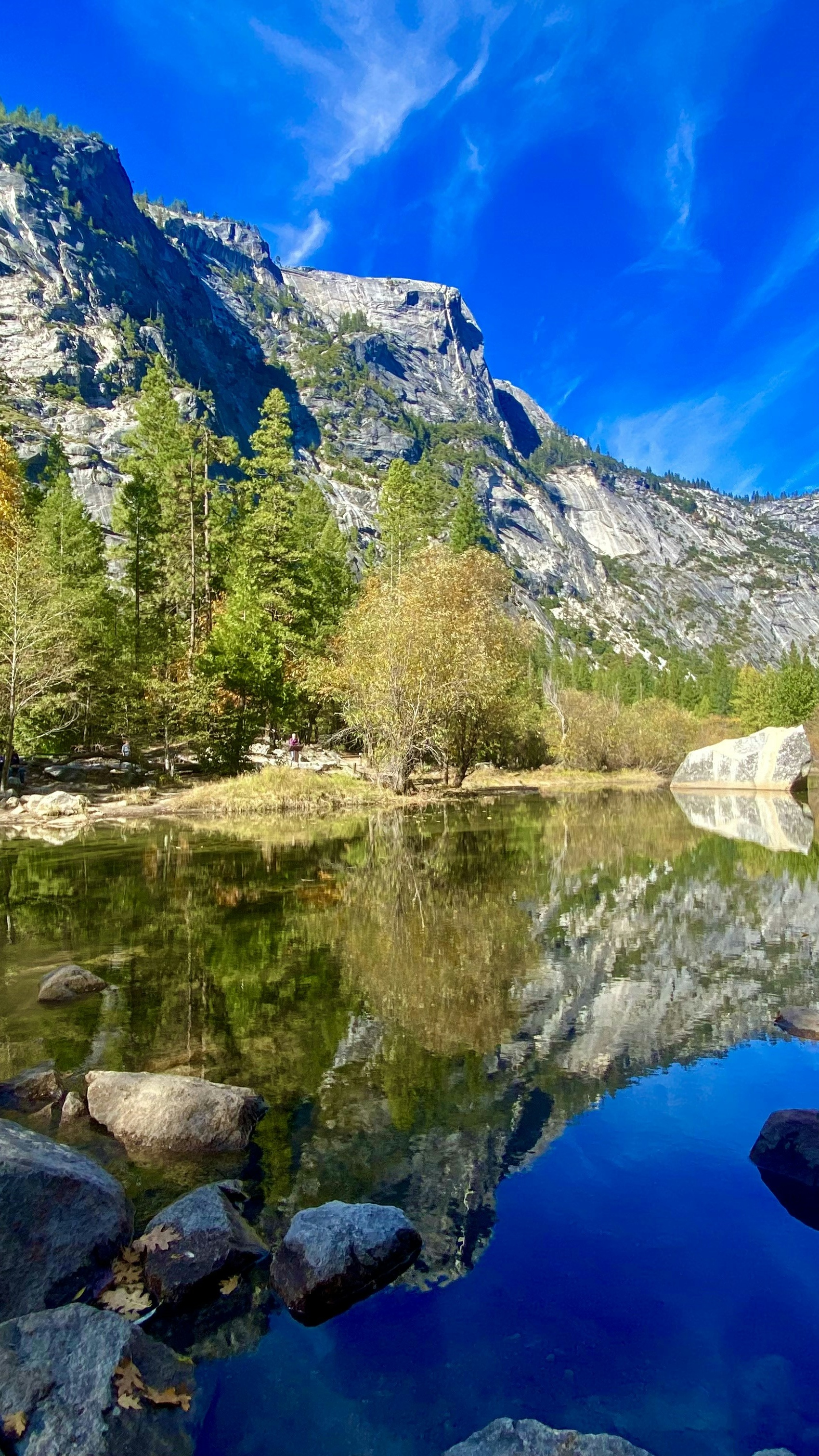 Calm Mountain Lake Reflection