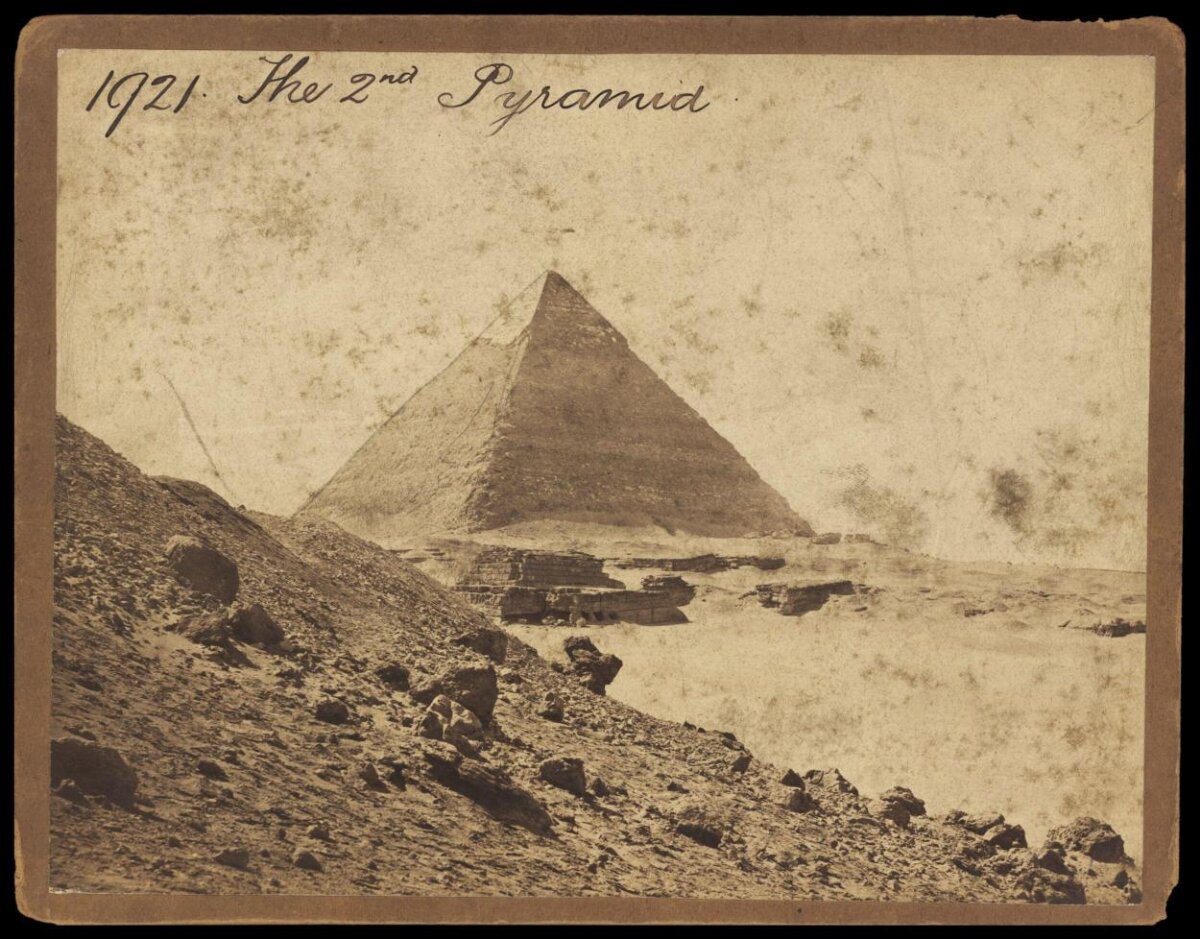 1921 Photo of the Second Pyramid