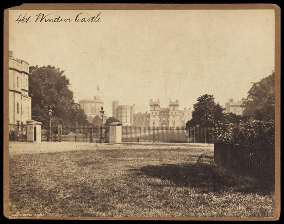 Vintage View of Windsor Castle