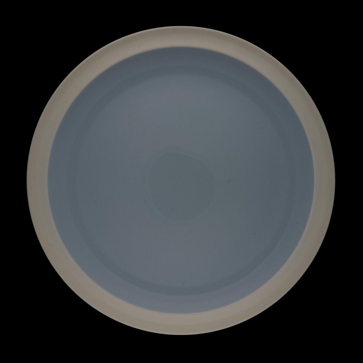 Two-tone Round Ceramic Plate