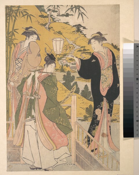Three Women in Japanese Ukiyo-e