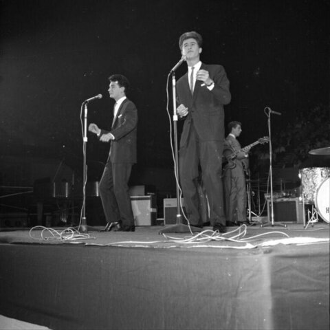 Vocal Band Performing on Stage