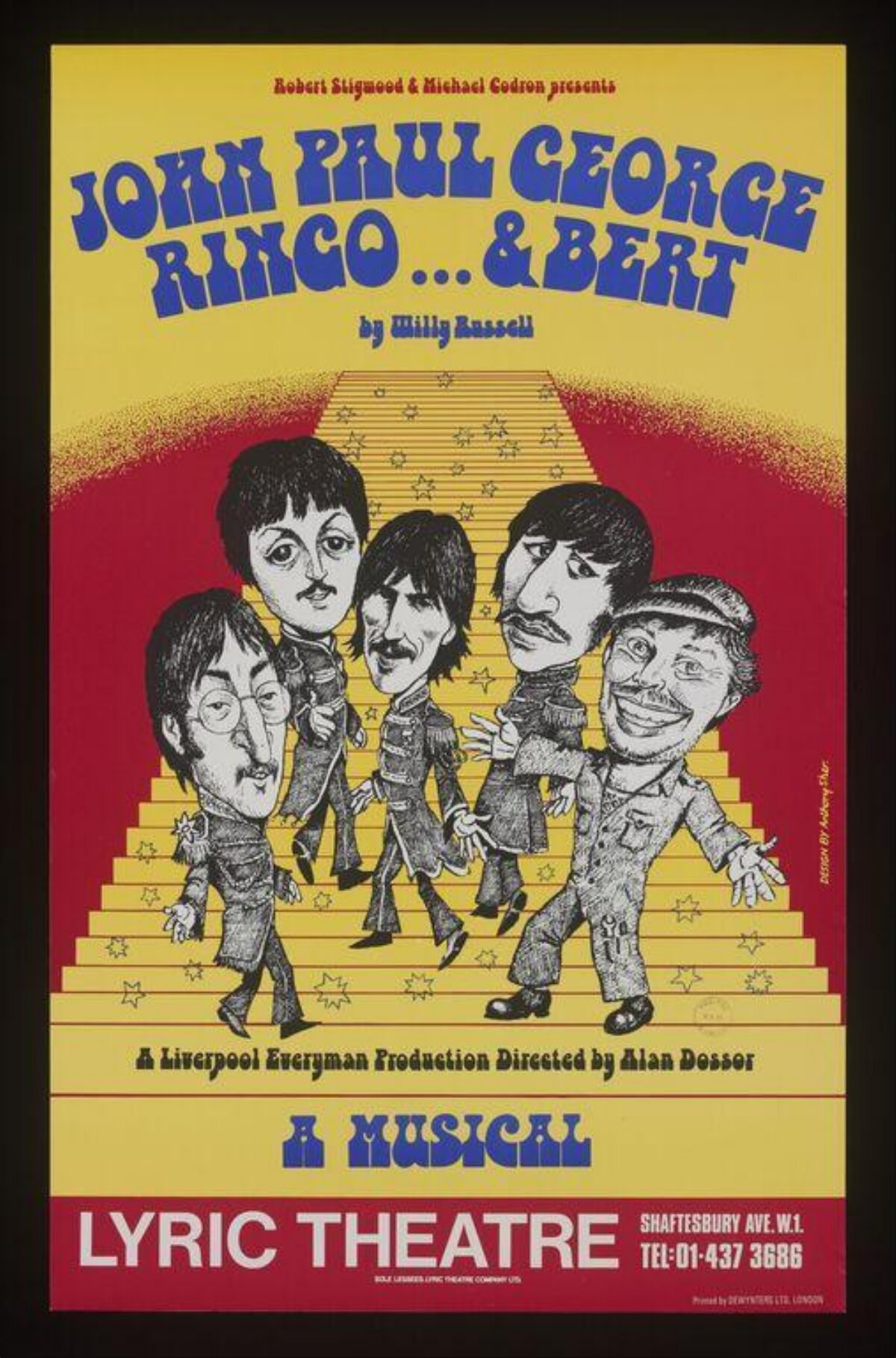 John Paul George Ringo & Bert Musical Poster