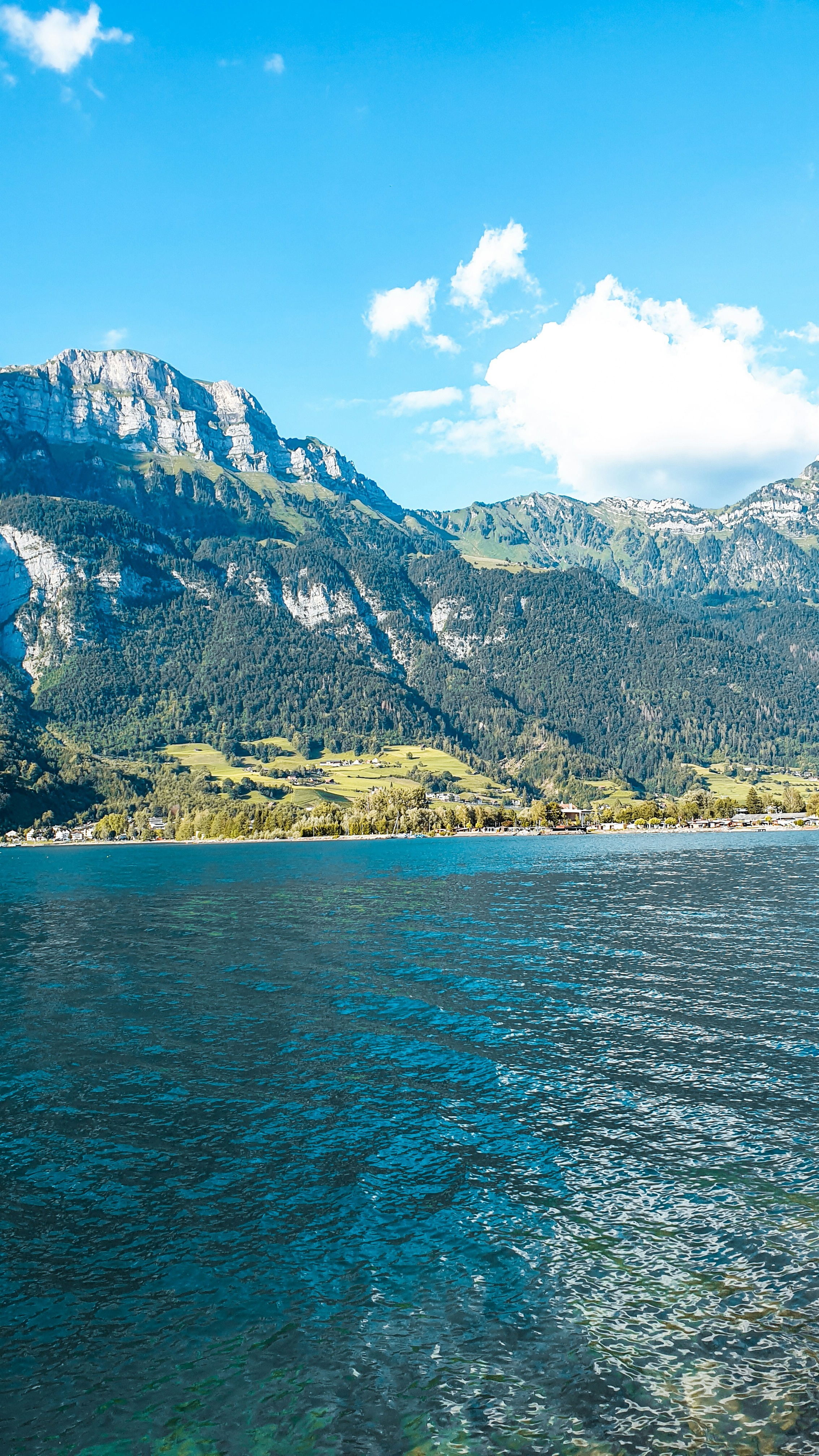 Lake and Mountain Landscape