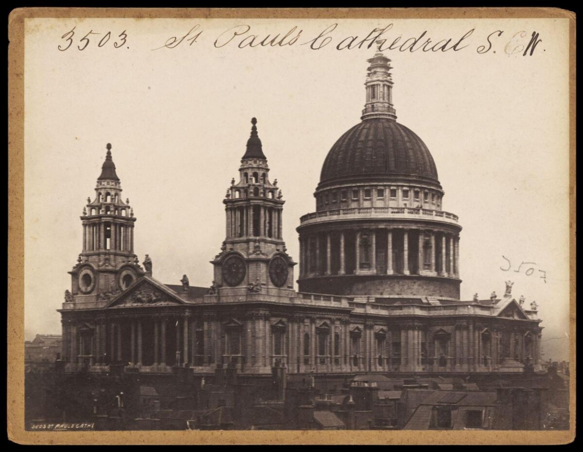 Vintage Photo of St Paul's Cathedral