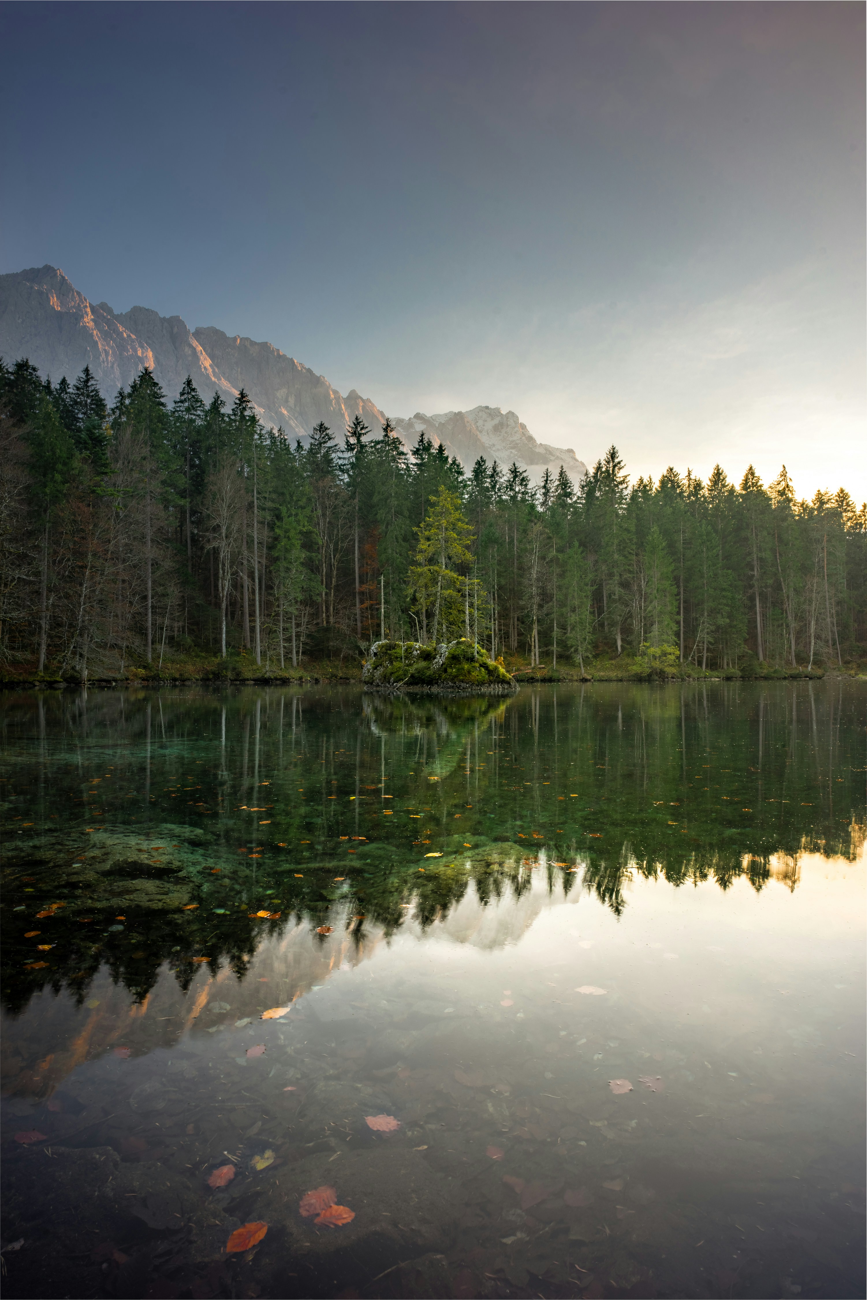 Autumn Mountain Lake Reflection