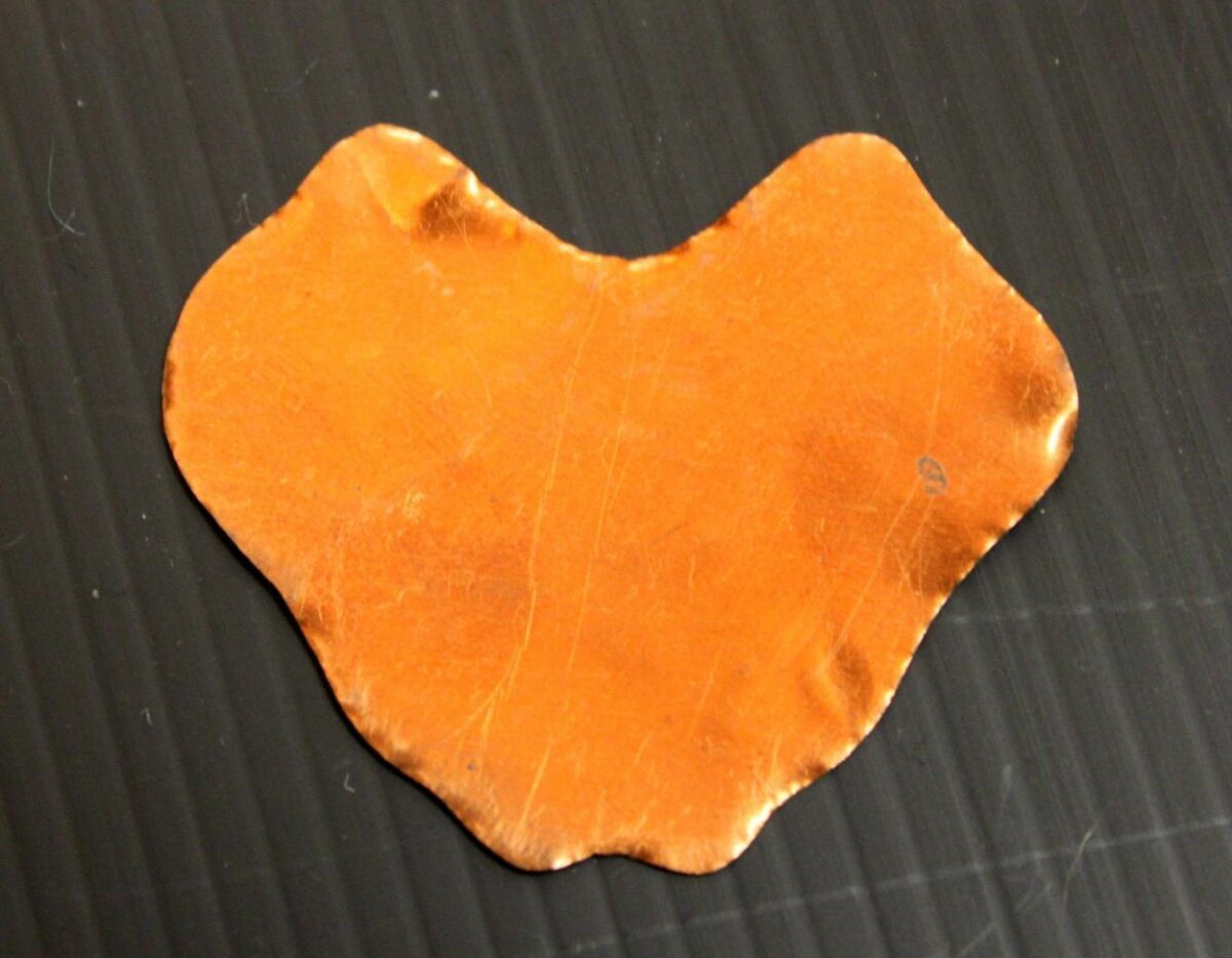 Copper Heart Shaped Metal Sheet