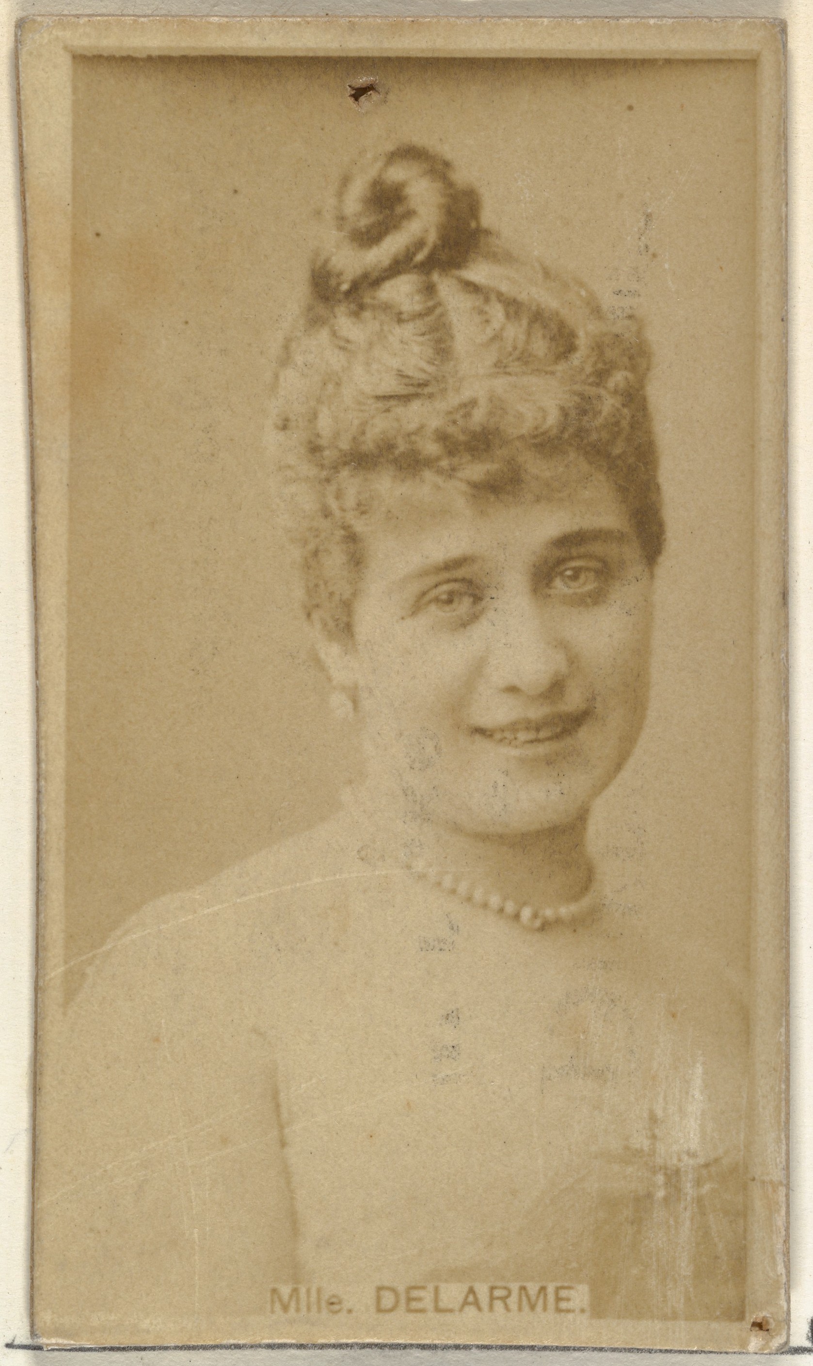 Vintage Portrait of Mlle. Delarme