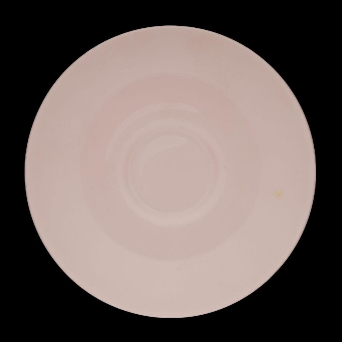 Plain White Ceramic Saucer