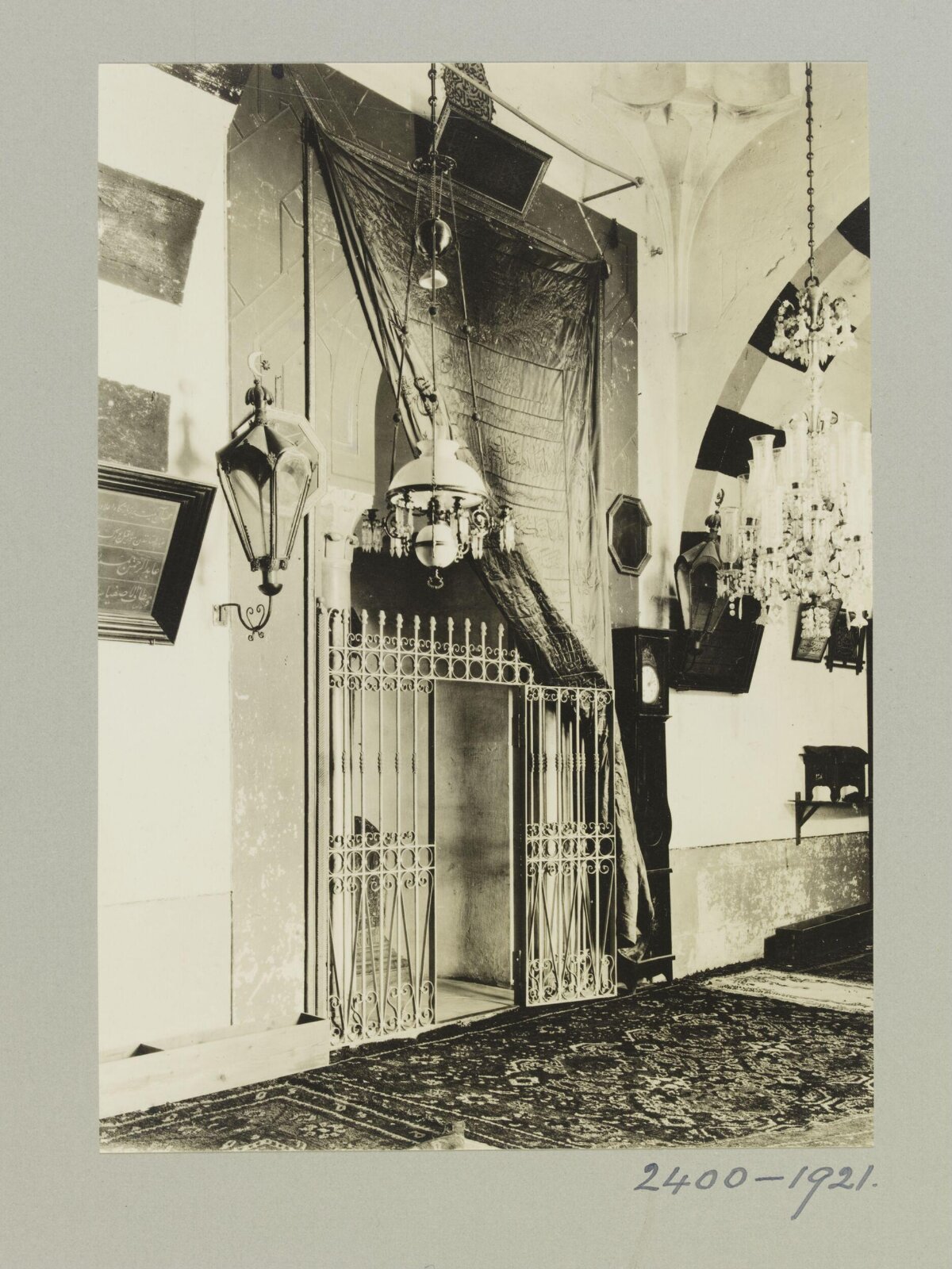 Vintage Mosque Mausoleum Interior