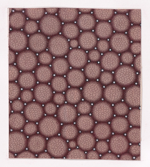 Dusty Pink Dotted Geometric Pattern