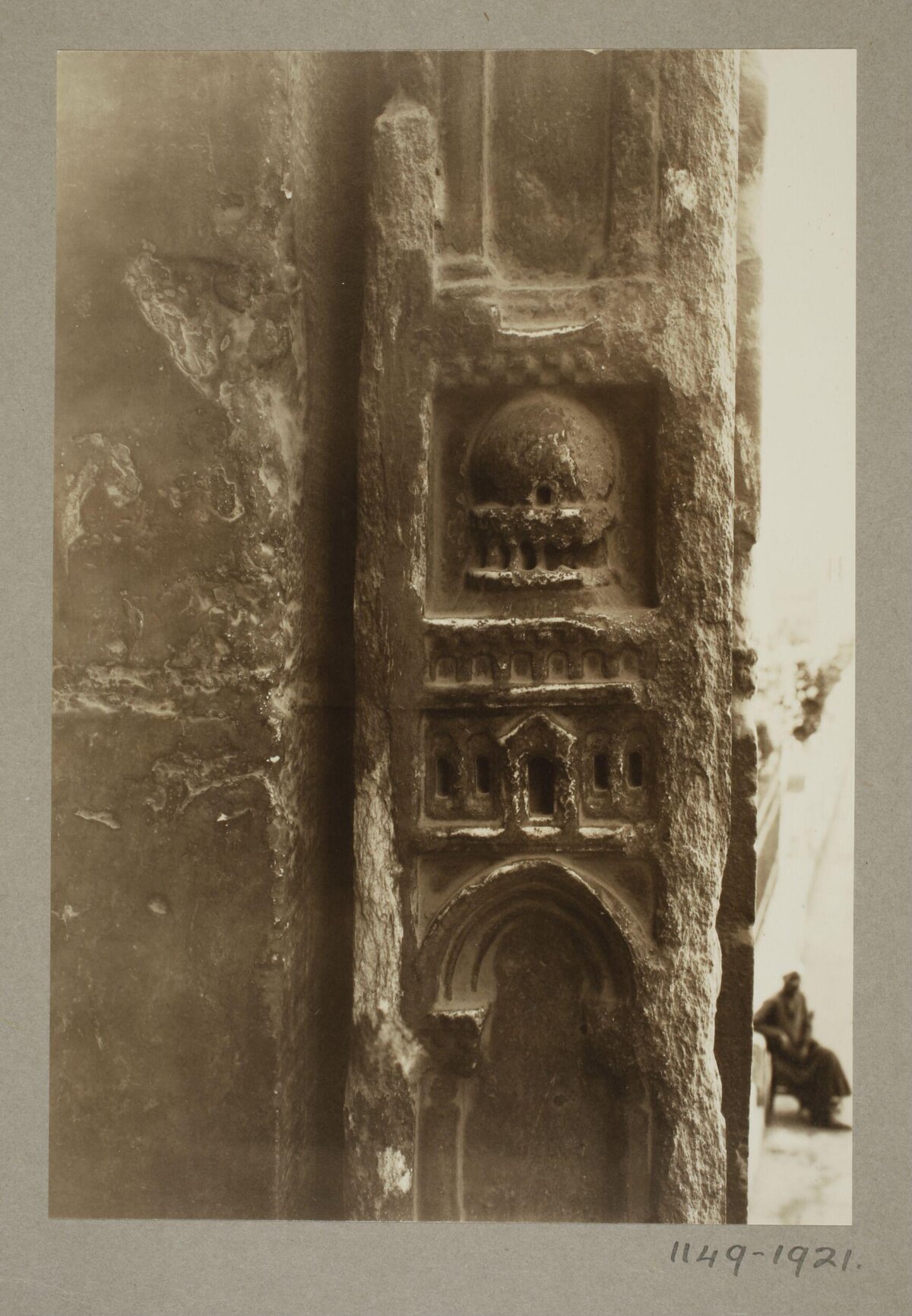 Ancient Stone Architectural Carving Detail