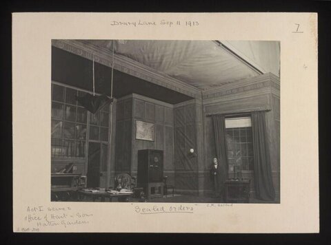 1913 Sealed Orders Theatre Stage Set