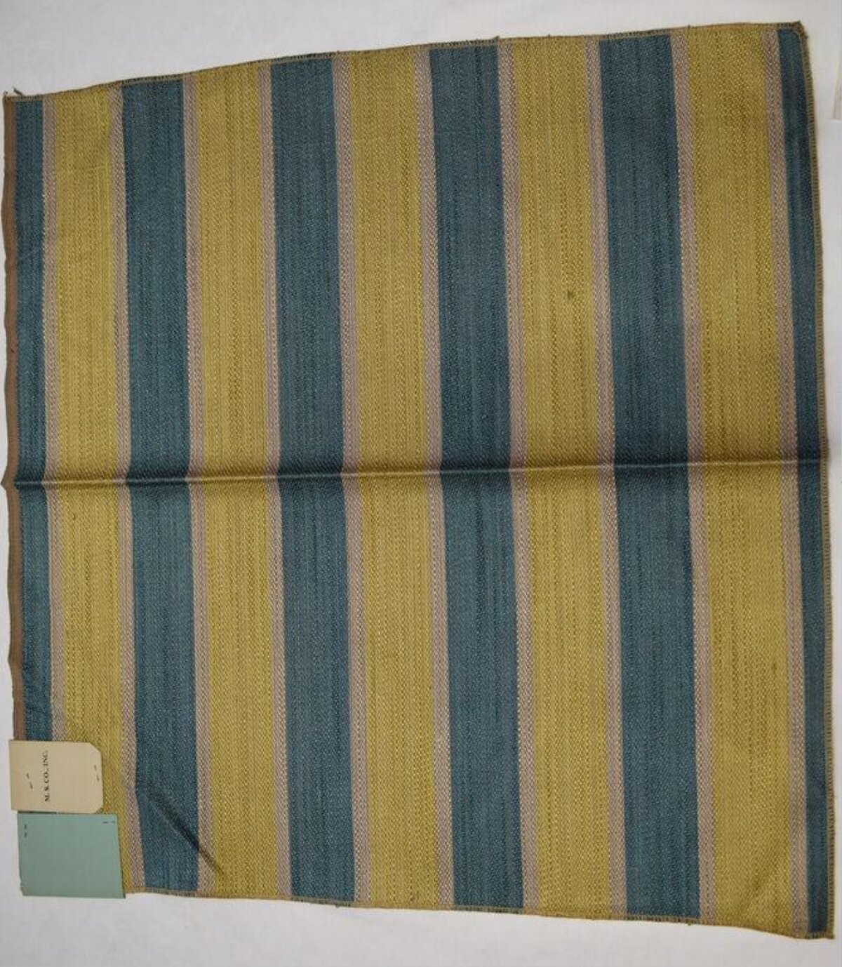 Striped Woven Fabric Swatch