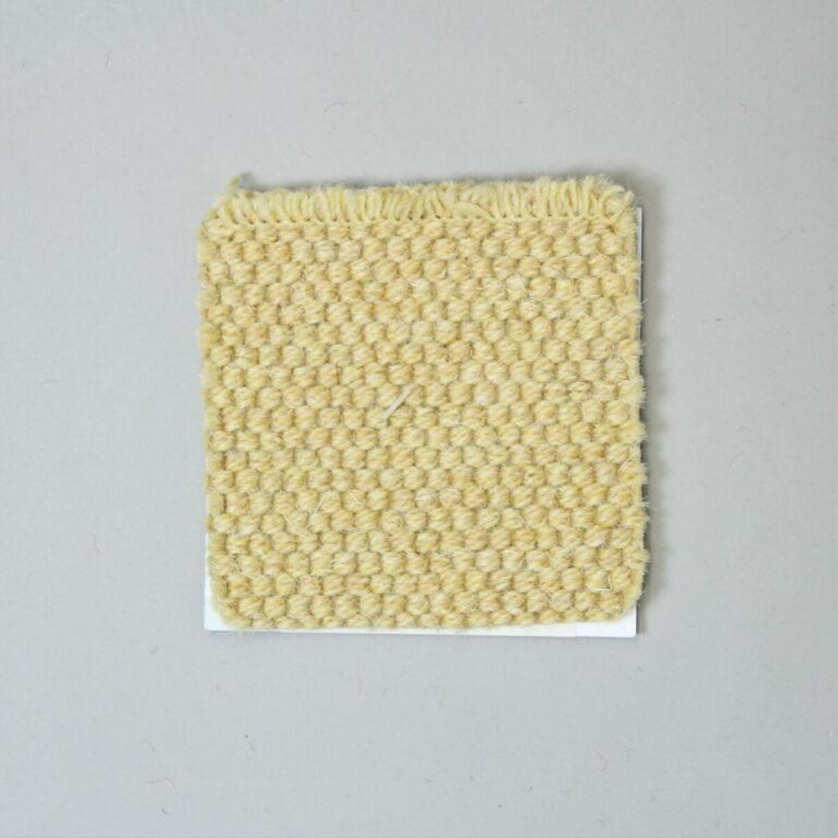 Light Yellow Woven Carpet Sample