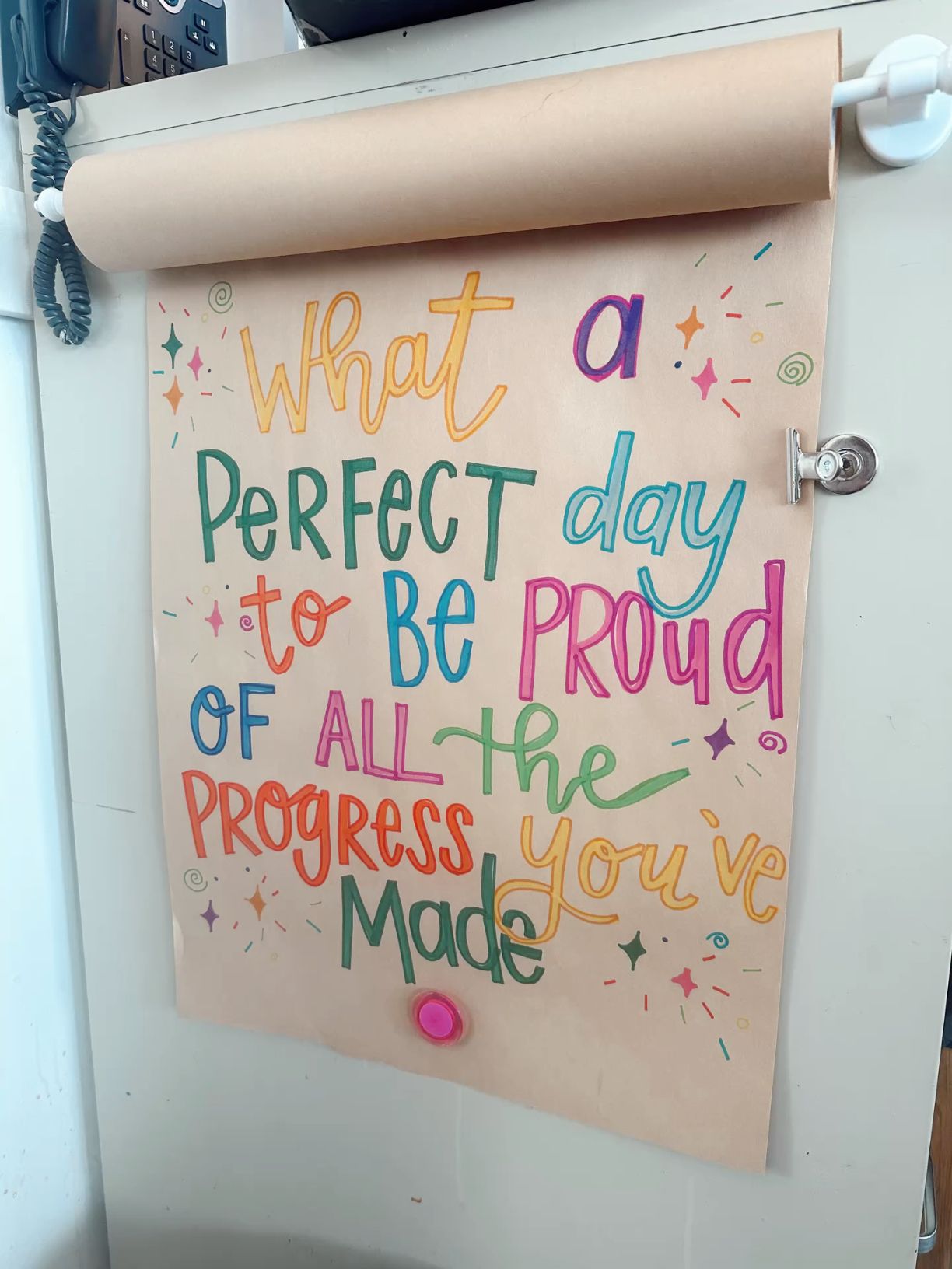 Handwritten Motivational Quote Poster