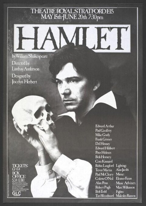 Hamlet Stage Performance Poster