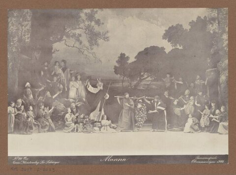 1900 Oberammergau Passion Play Manna Scene