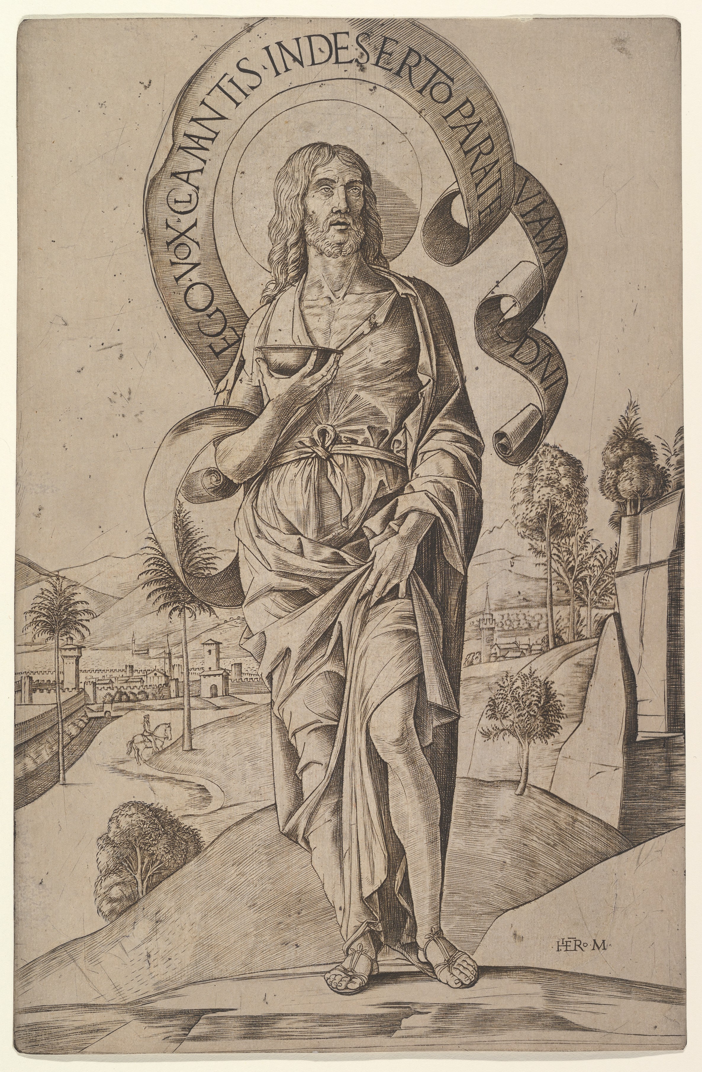 Saint John the Baptist Engraving