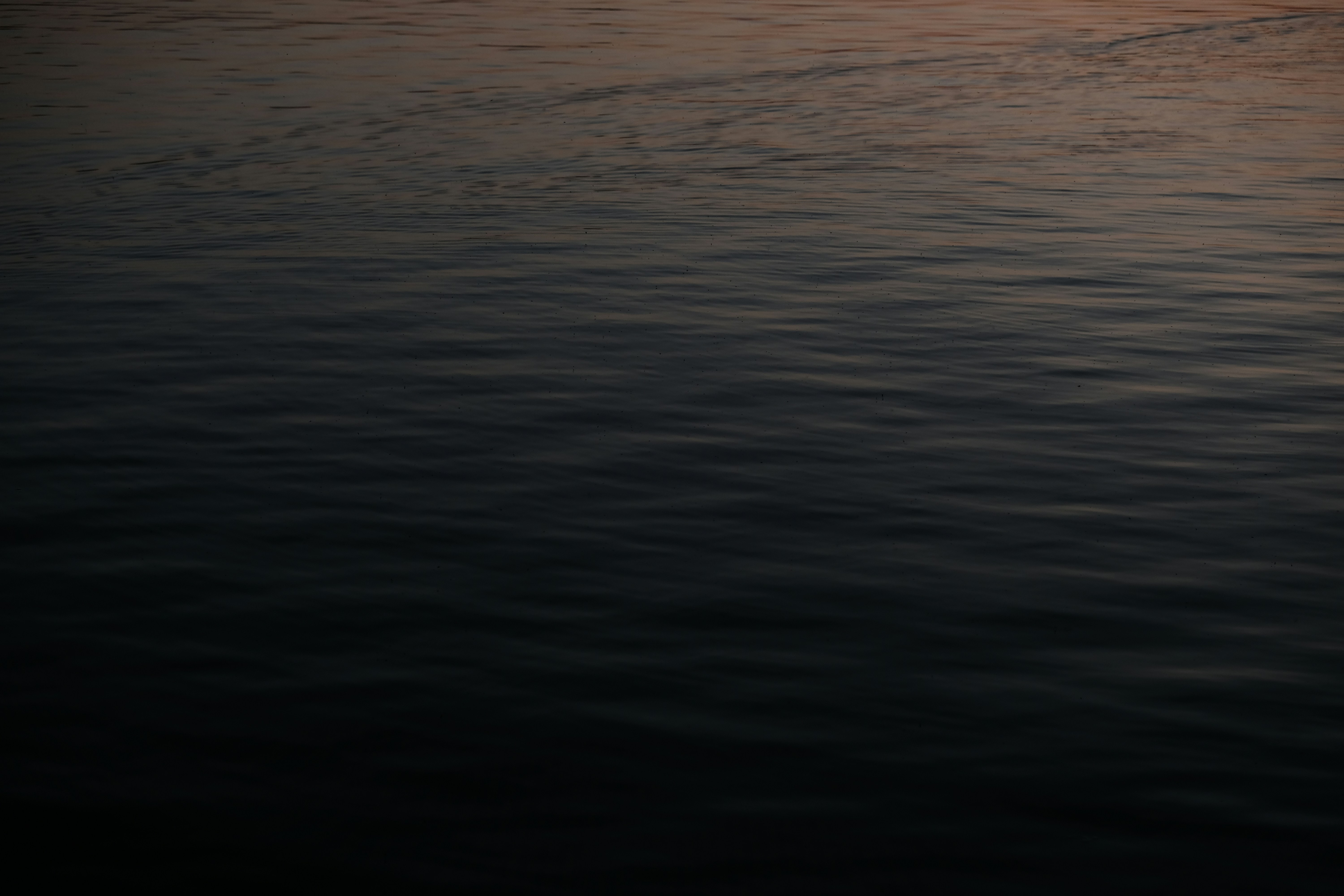 Dusk Rippled Water Surface
