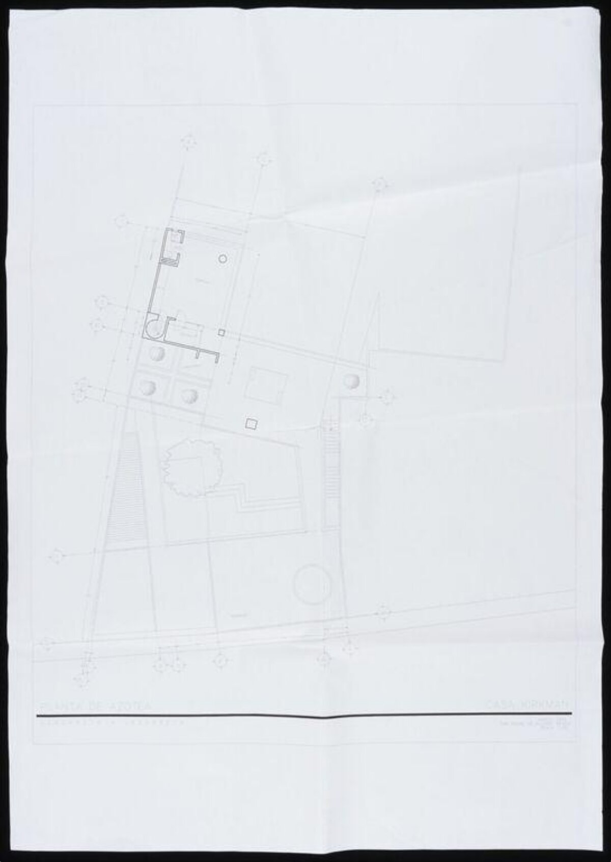 Hand-drawn Architectural Site Plan