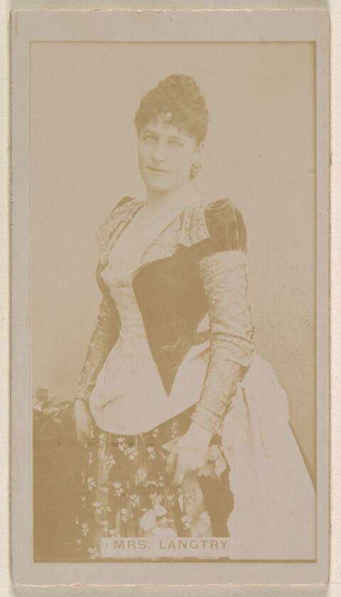 Vintage Portrait of Mrs. Langtry