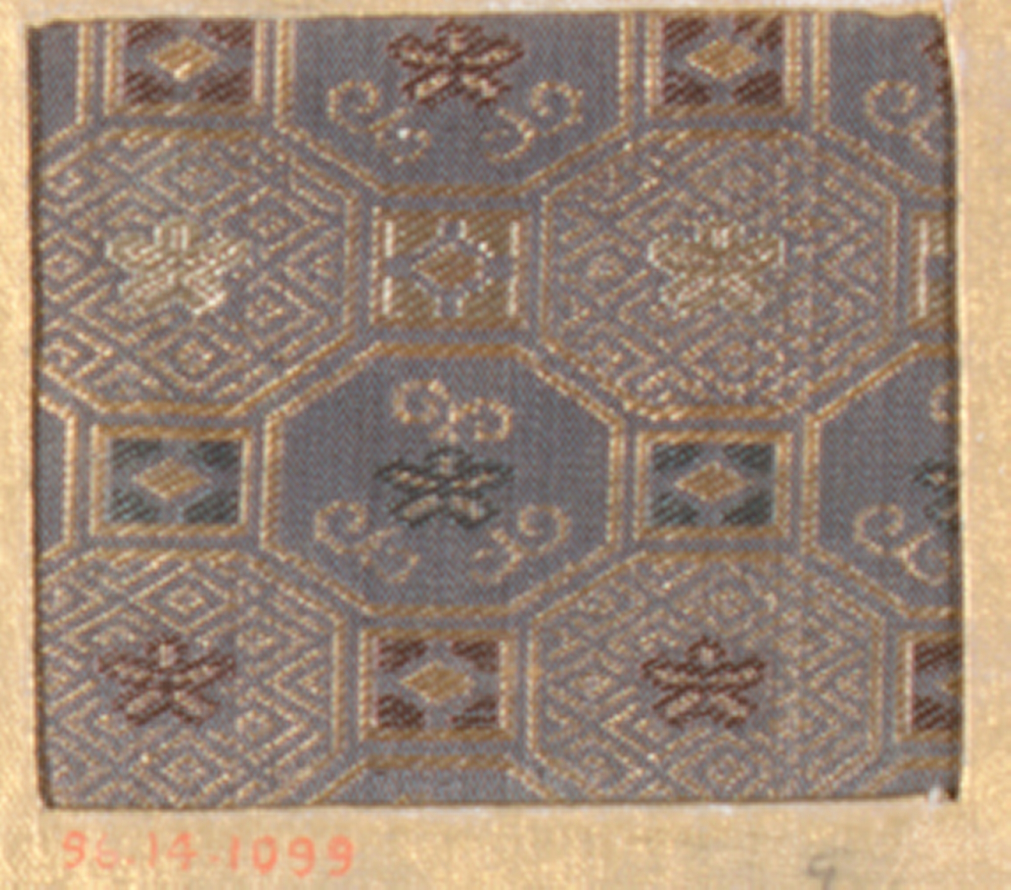 Traditional Patterned Woven Textile Sample