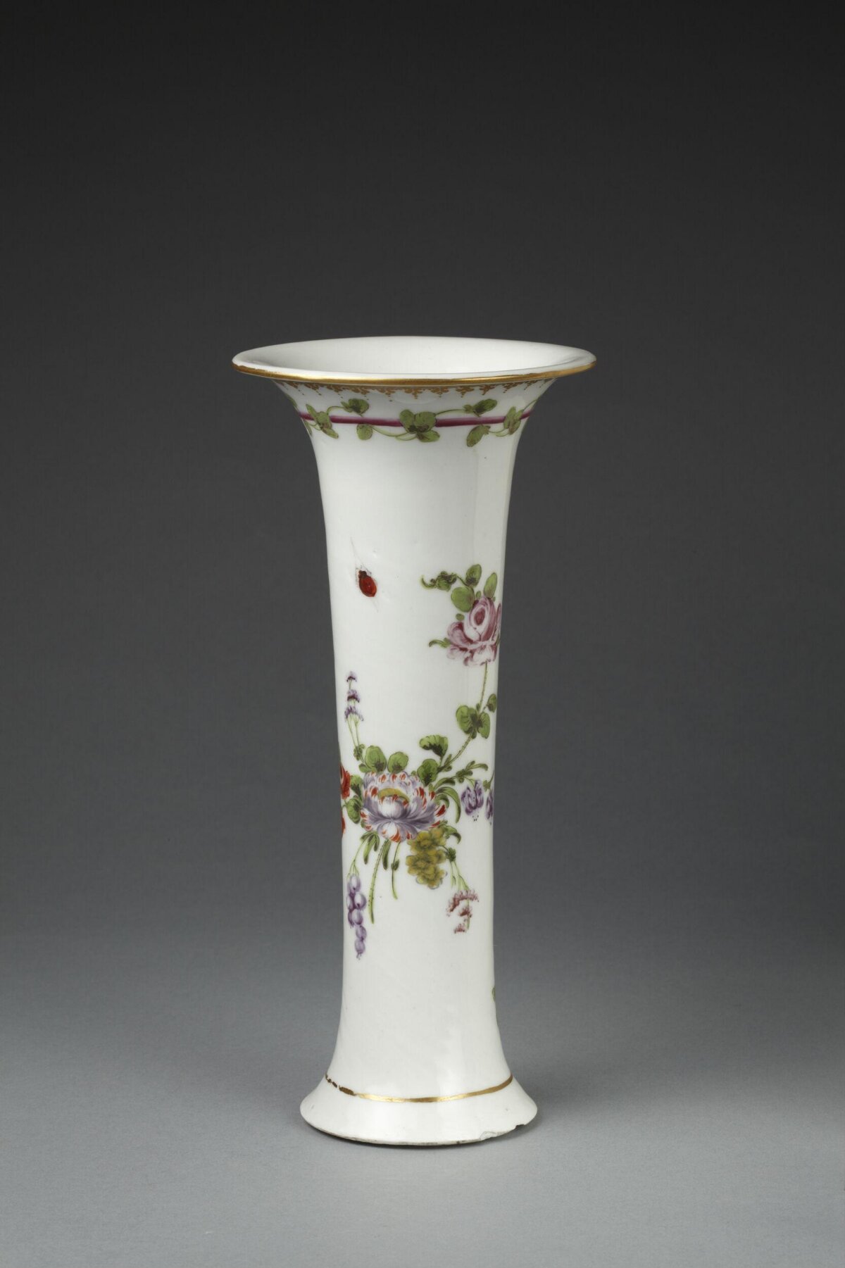 Floral Painted Porcelain Vase