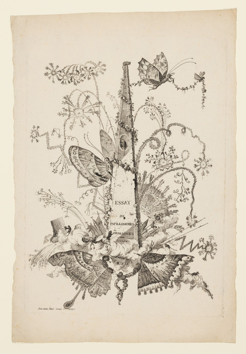 Essay of Human Butterflies Etching