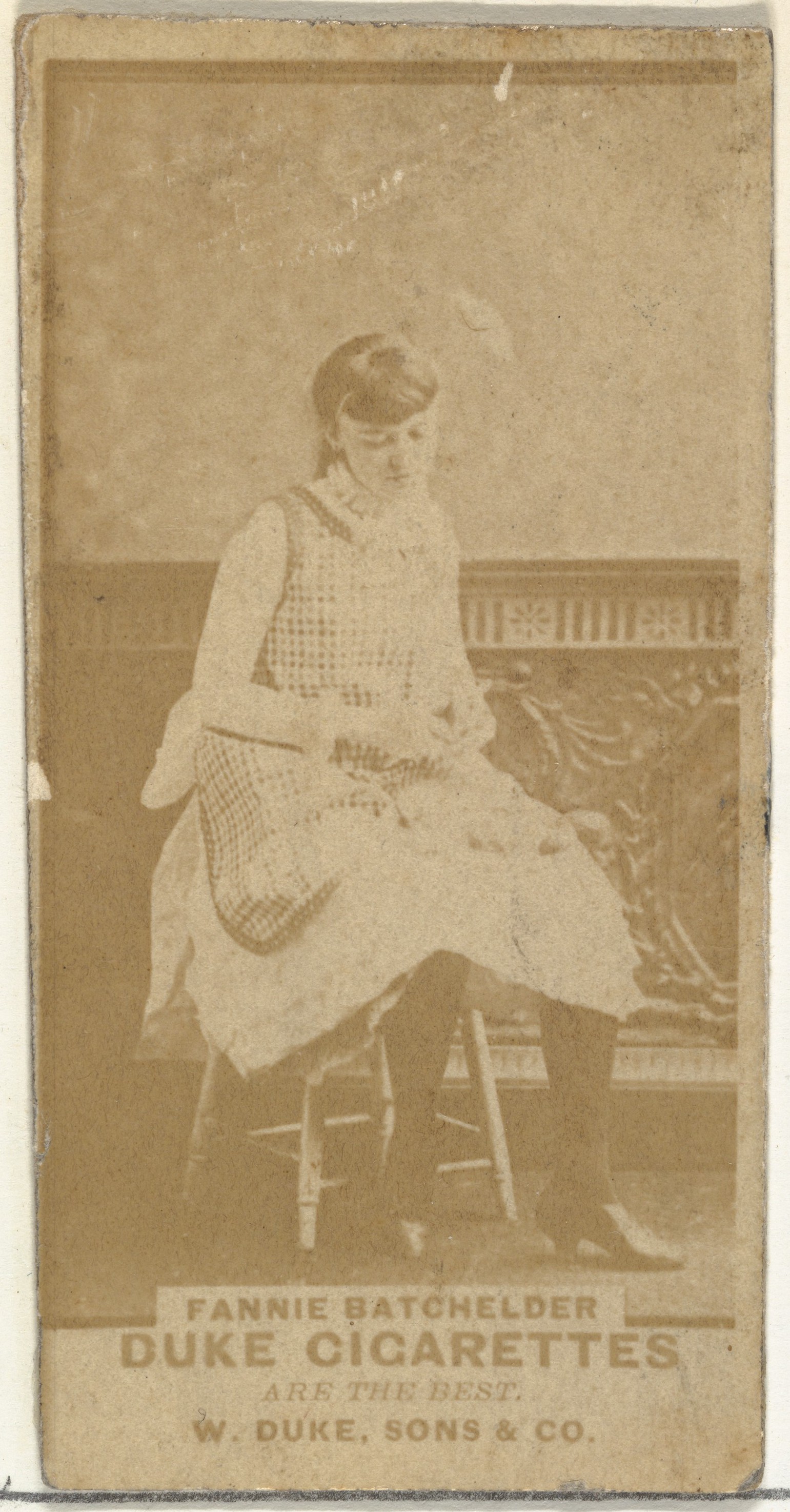 Vintage Duke Cigarettes Advertising Card