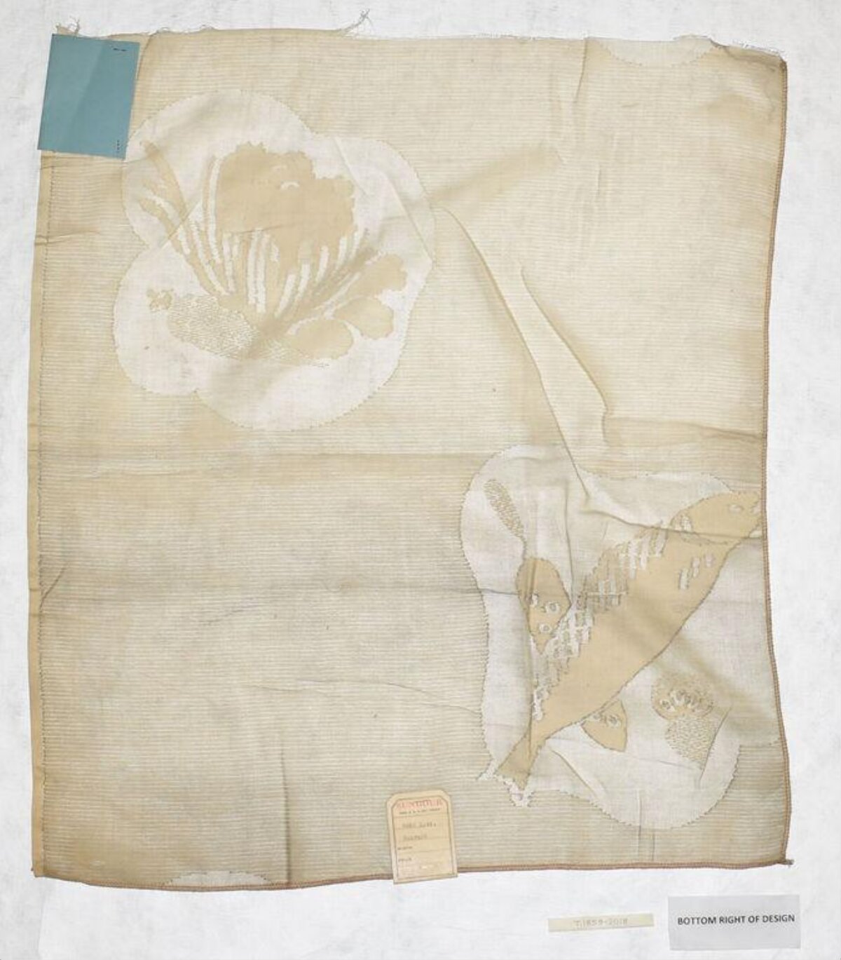 Vintage Floral Textile Sample